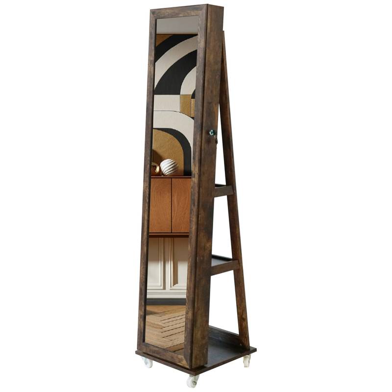 Spinning Glam LED Jewelry Cabinet