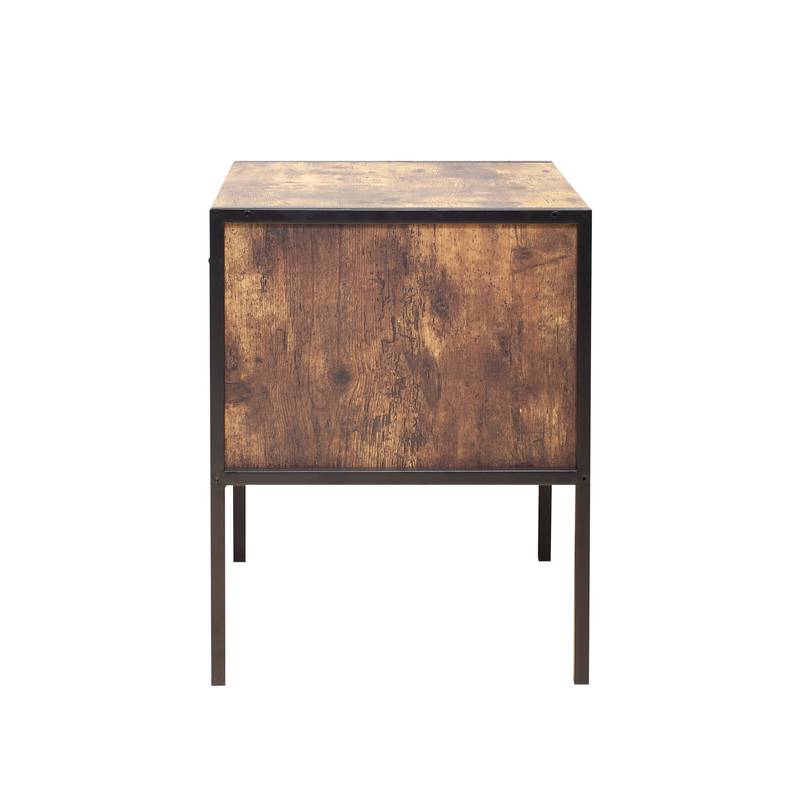 Industrial Chic Nightstand Duo