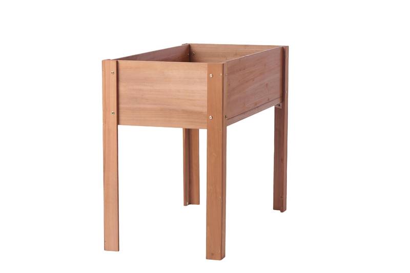 Elevated Wooden Garden Planter Box