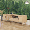 Rattan Chic TV Stand: Stylish Console for Any Room