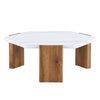 Chic White Top Coffee Table