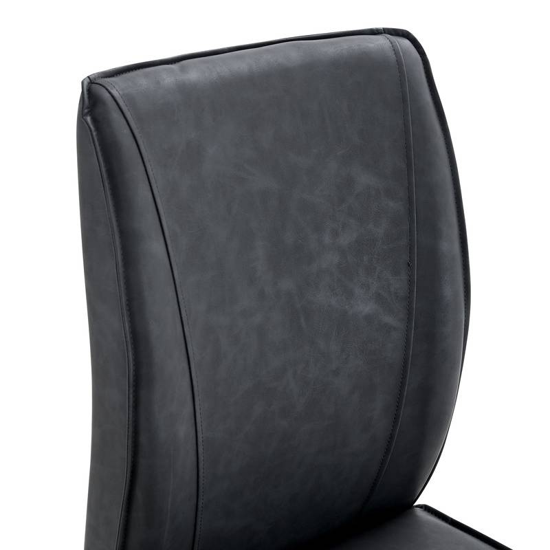 Sleek Gray Arch Dining Chairs - Set of 4