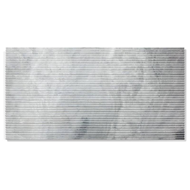 Elegant Gray Carrara Marble Wall Panels