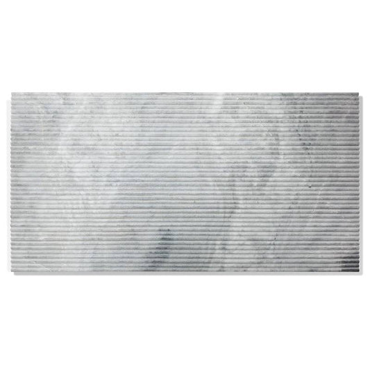 Elegant Gray Carrara Marble Wall Panels