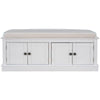 Cozy Shoe Storage Bench with Cushioned Seat