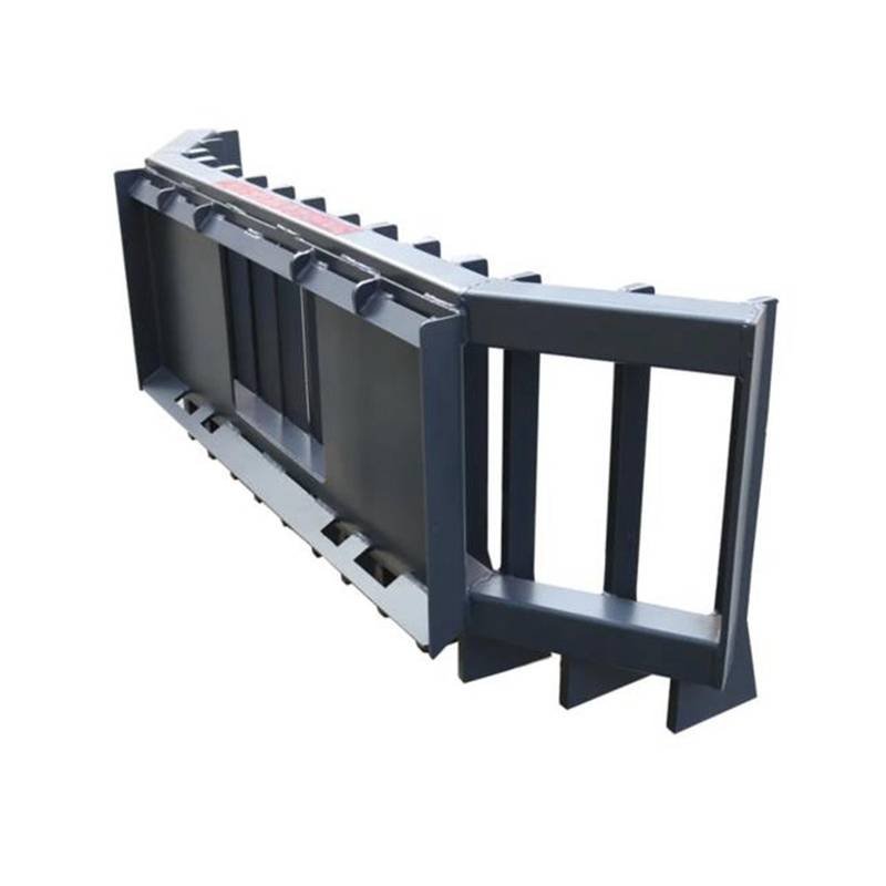 Easy Attach Push Stick Rake for Skid Steers