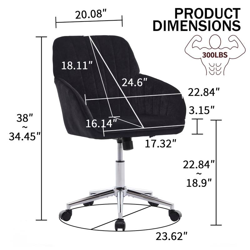 Cozy Swivel Desk Chair