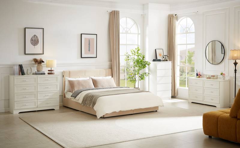 Chic White 3-Drawer Dress Up Chest