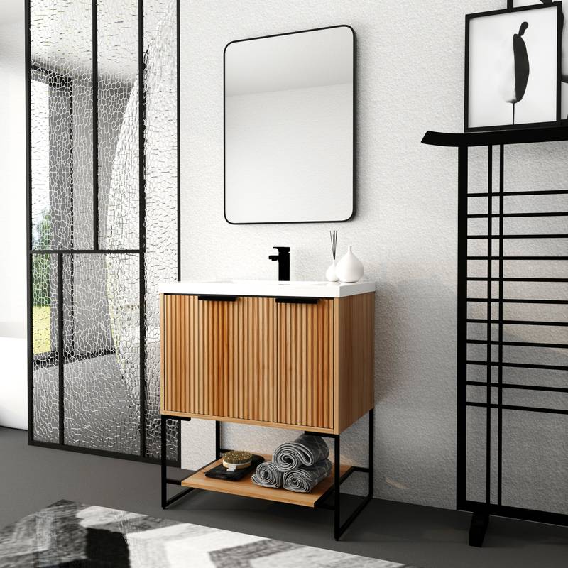 Sleek Resin Bathroom Vanity