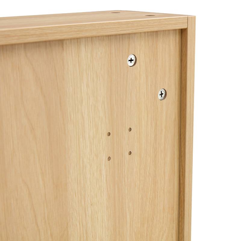 Stylish Wall-Mounted Bathroom Cabinet with Towel Rack and Shelves
