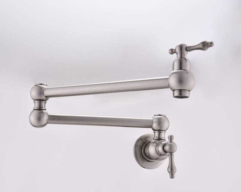 Wall-Mounted Pot Filler Faucet