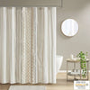 Chic Chenille Cotton Shower Curtain