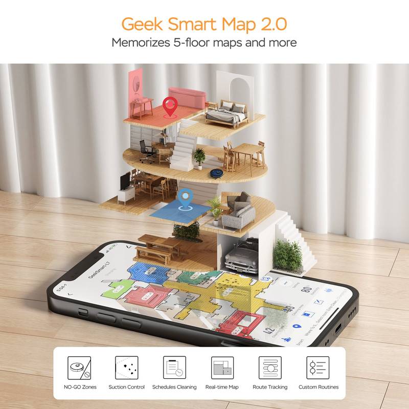 SmartPet Robot Vacuum & Mop