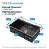Chef's Dream Undermount Sink with Cutting Board & Colander