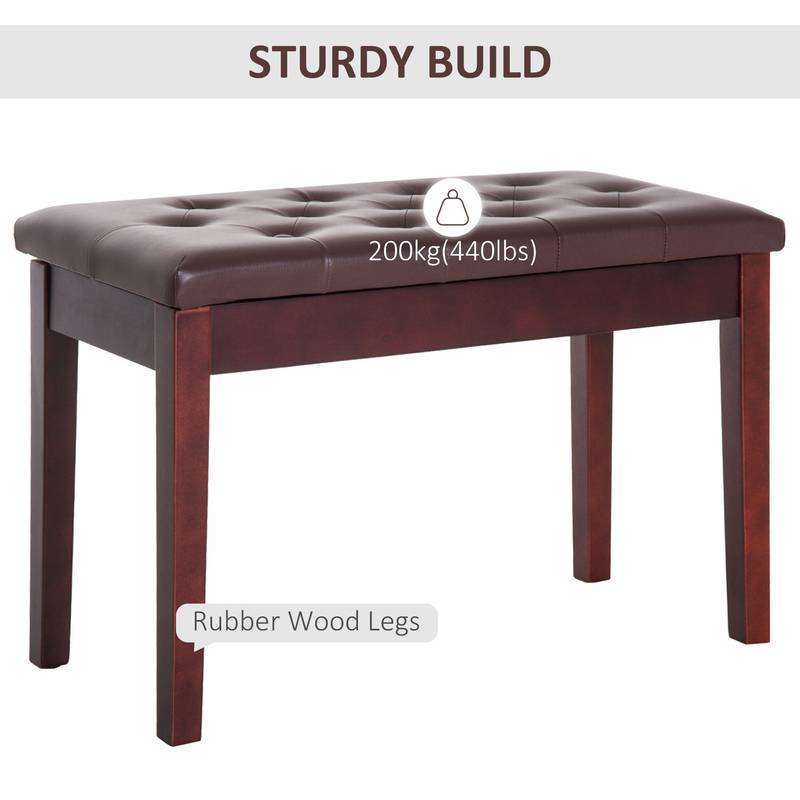 Elegant Duo Piano Bench