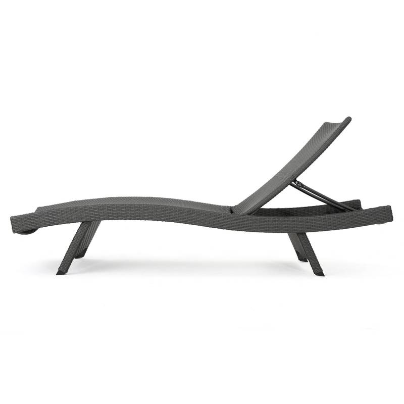 Salem Wicker Chaise Lounge Duo