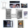 Ultimate Outdoor BBQ Island with Wine Cooler & Storage
