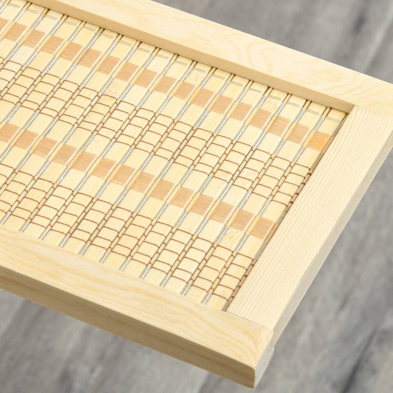 Bamboo Folding Privacy Screen & Storage Divider