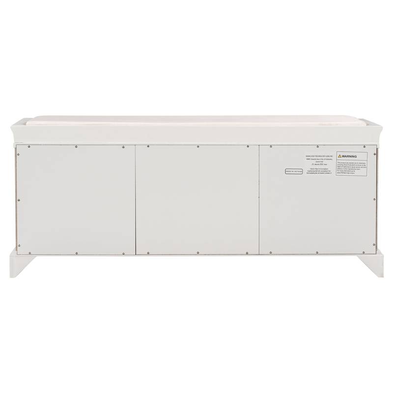 Cozy Storage Bench with Cushioned Seat