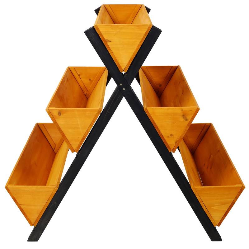 Elevate Your Garden: Wooden Vertical Planter for Flowers & Herbs