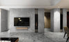 Elegant Gray Carrara Marble Tile
