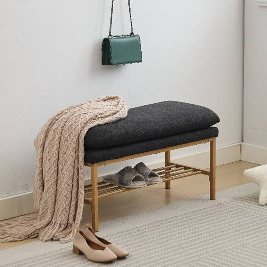 Chic Linen Storage Bench