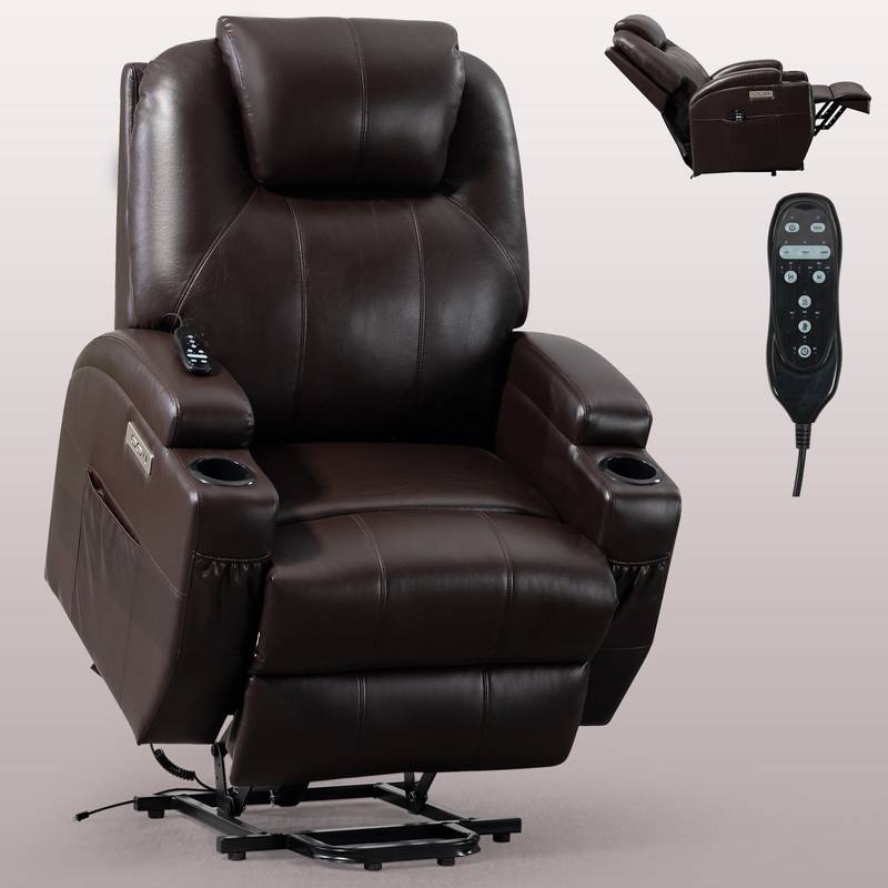 Cozy Lift Recliner with Vibration Massage and Heat for Seniors