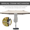 Sunny Shade Double-Sided Patio Umbrella