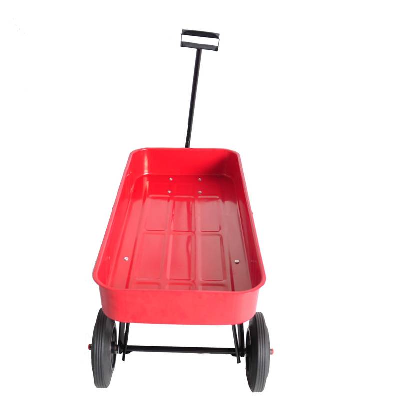 Rugged Red All-Terrain Garden Cart