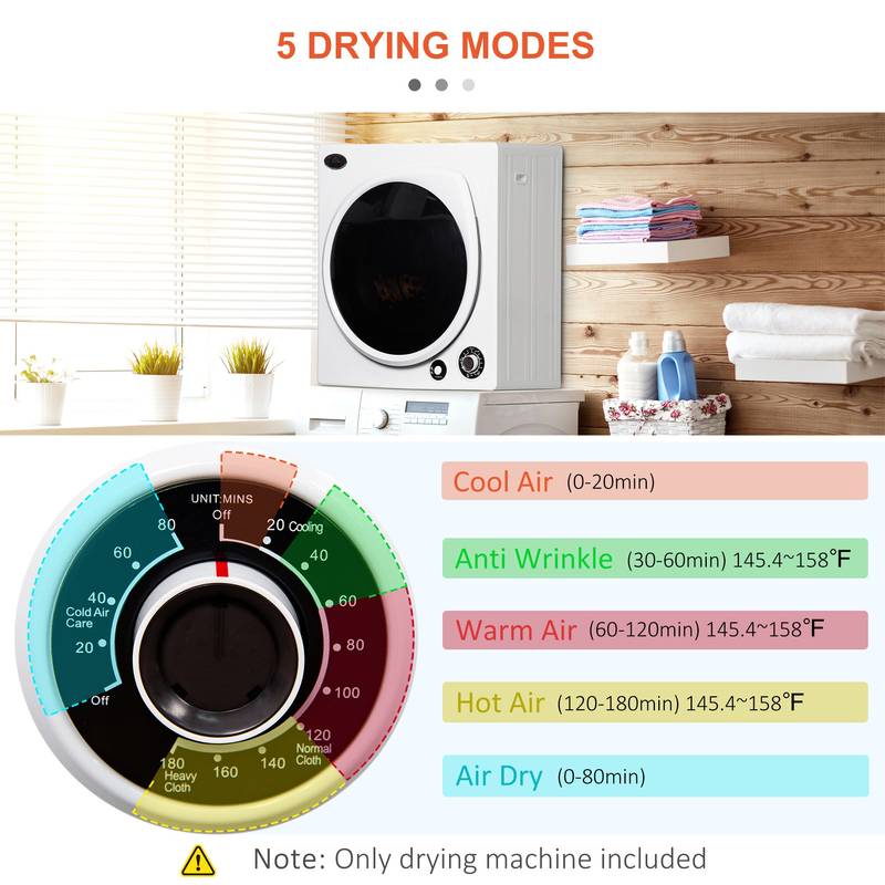 EasyDry Portable Clothes Dryer – Compact, Versatile, and Stylish!