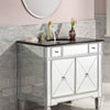 Brushed Gold Double Handle Bathroom Faucet Set