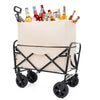Versatile Collapsible Beach Wagon with Liner Bags