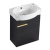 Cozy Compact Bathroom Vanity with Soft Close Doors & Sink