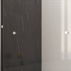 Sleek Chrome Semi-Frameless Sliding Tub Door