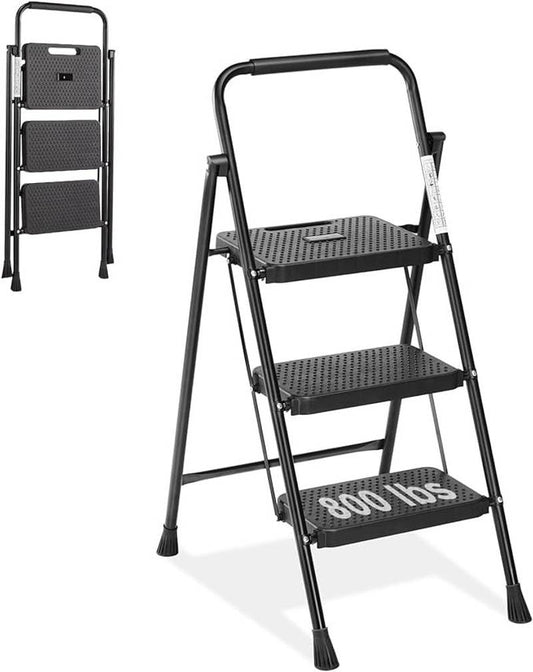 EasyGo Foldable Step Ladder - Sturdy, Portable, and Slip-Resistant