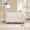 COOLMORE USB Loveseat Sofa - Cozy Mid-Century Style for Any Space