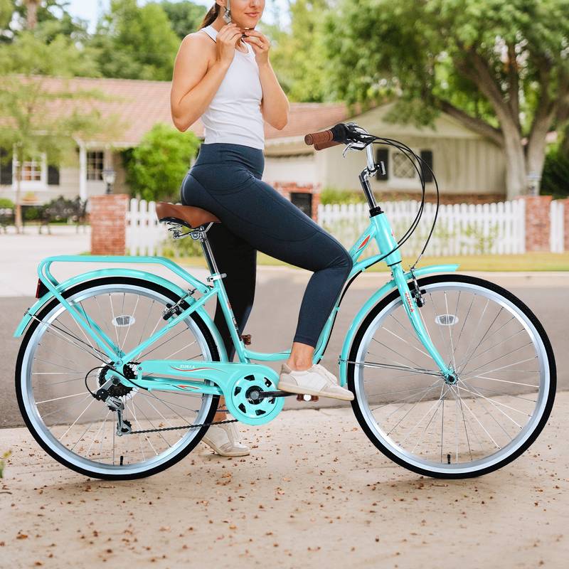 Colorful Cruiser: Women's 7-Speed Bike