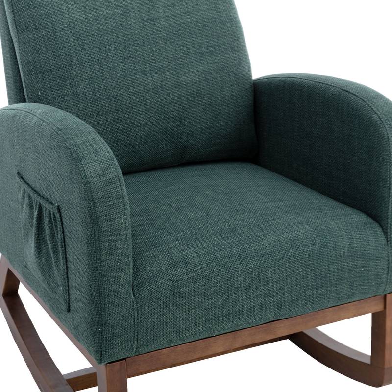 Stylish Emerald Rocking Glider Chair