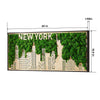 New York Skyline Moss Art