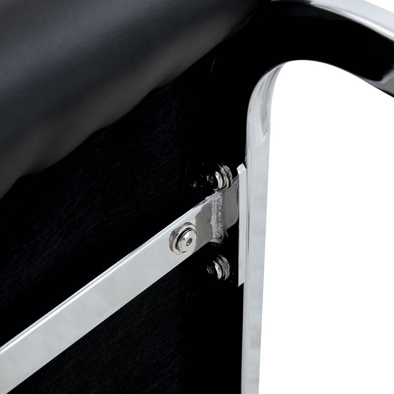 Chic Black Arch Dining Chairs - Set of Two