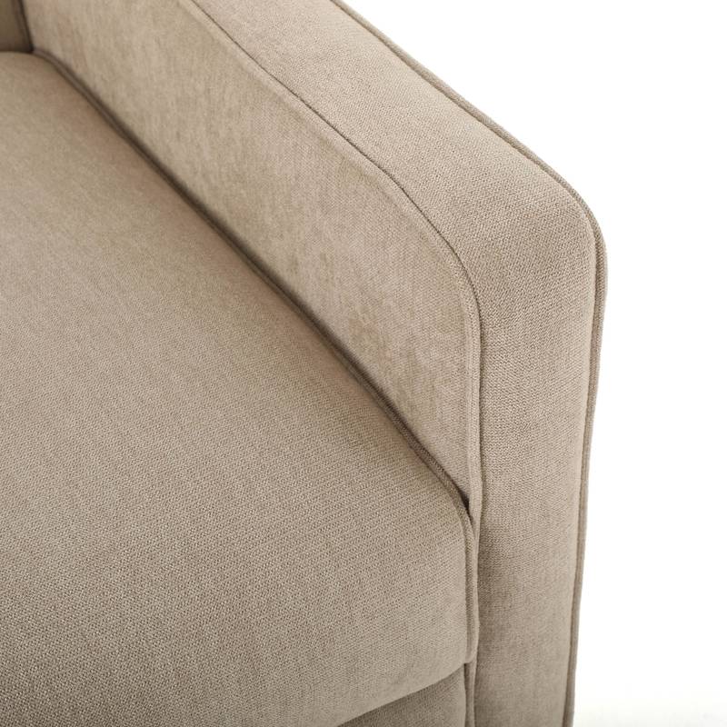 Luxe Linen Push-Back Chair