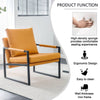 Medieval Charm PU Leather Armchair