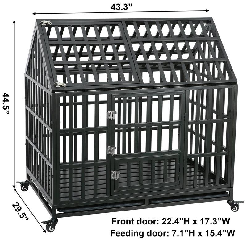 Tough Pup Roofed Dog Crate