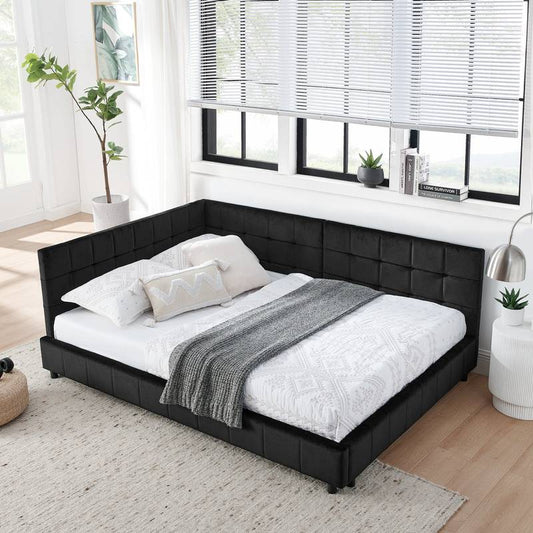 Velvet Comfort Sofa Bed Frame
