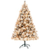 Snow-Flocked Sparkle Christmas Tree