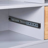 Cozy Kitchen Rolling Island with Storage & Wine Rack