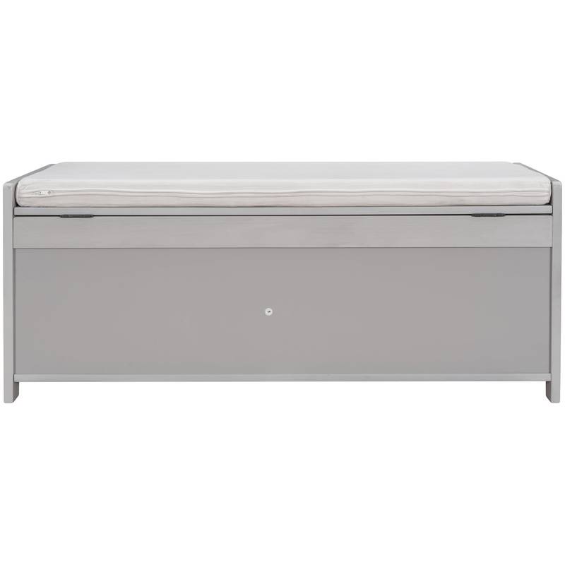 Cozy Curved Storage Bench with Hidden Space