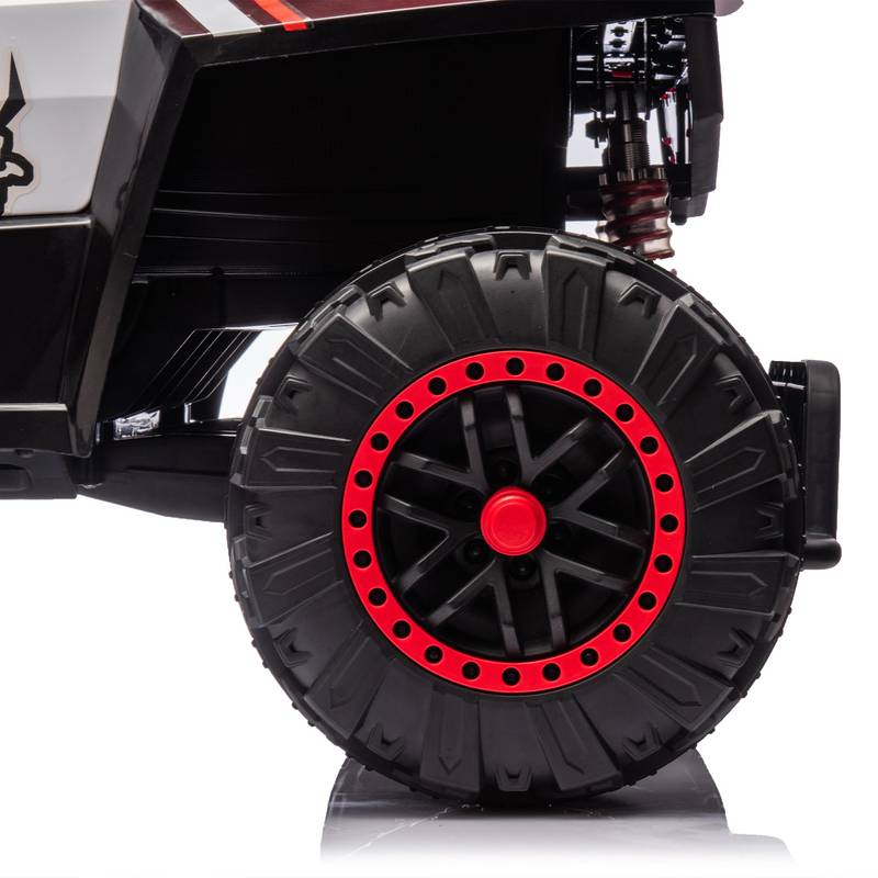 Ride-On Police Car for Kids with Parental Control and Fun Features