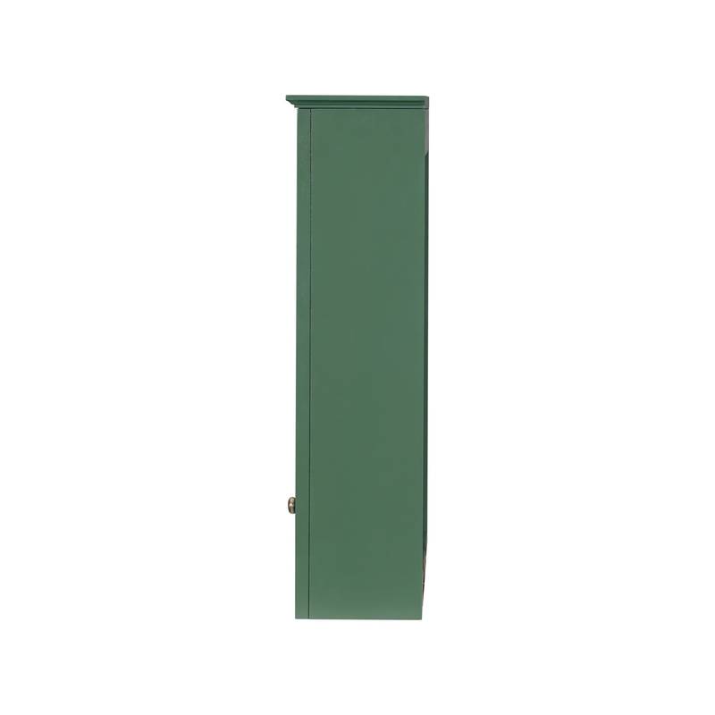 Sleek Mirror Medicine Cabinet with Open Shelves