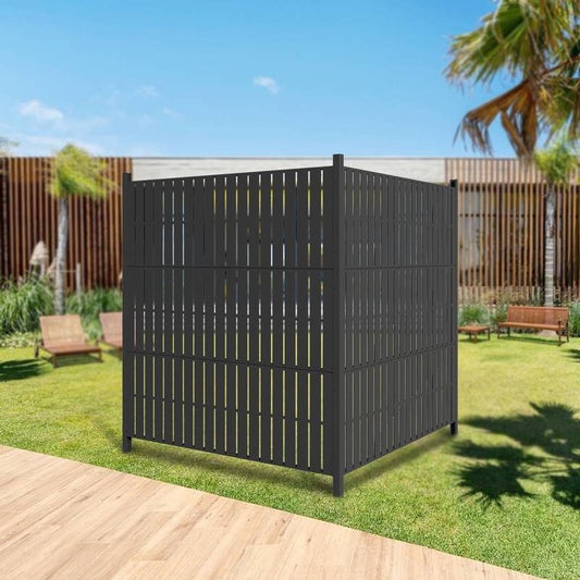 Easy-Mount Outdoor Privacy Screen – Perfect for Hiding Equipment and Enhancing Your Space!